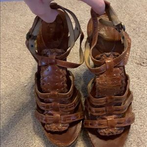 Frye Grace T-Strap Platform Sandal